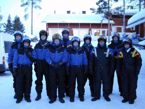PhysE Teambuilding: Snowmobile Expedition, Lapland, 2009